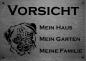 Preview: ld Mops VORSICHT Mein Haus mein Garten meine Familie